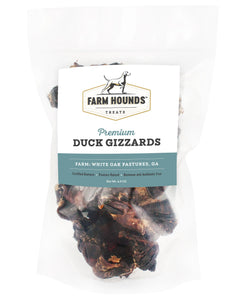 Farm Hounds Duck Gizzards 4.5oz Bag