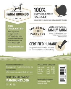Farm Hounds Turkey Strips 4.5oz Bag