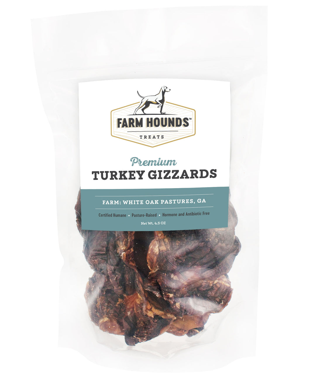 Farm Hounds Turkey Gizzard Sticks 4.5oz Bag