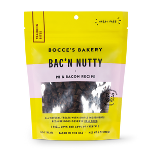 Bocce’s Everyday Training Bites Bac N' Nutty 6oz bag