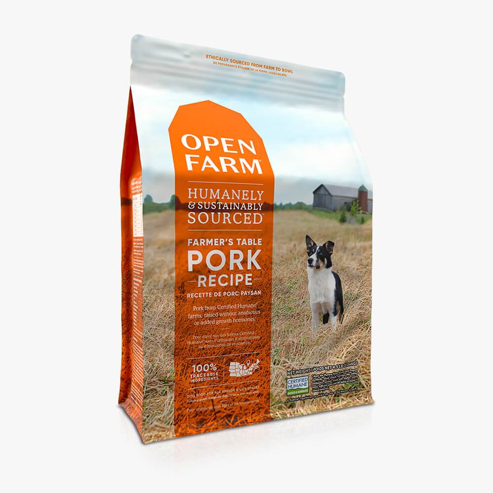 Open Farm Dry Dog Food Grain-Free Farmer's Table Pork Recipe