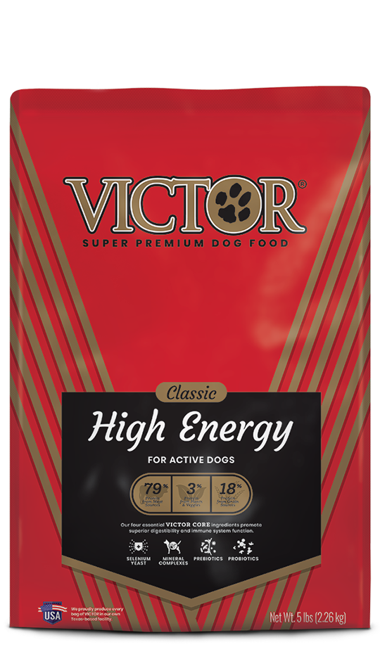 Victor Dry Dog Food Classic High Energy for Active Dogs *Special Order Only*
