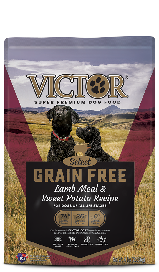 Victor Dry Dog Food Select Grain-Free Lamb Meal & Sweet Potato Recipe *Special Order Only*