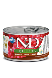 Farmina Quinoa Wet Dog Food N&D Skin & Coat - Venison & Coconut