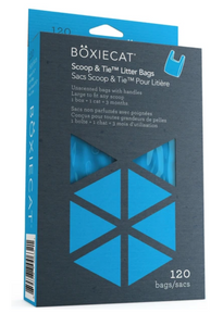 Boxiecat Scoop & Tie™ Litter Bags - 120 count
