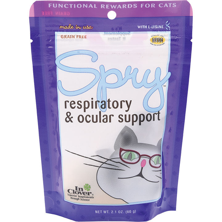 In Clover Feline SPRY Respiratory & Ocular Support Treats for Cats