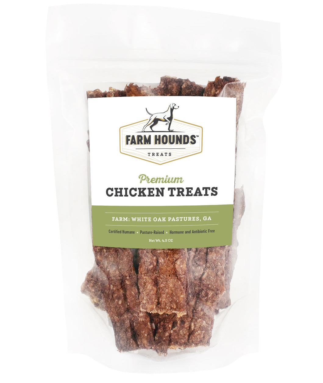 Farm Hounds Chicken Strips 4.5oz Bag