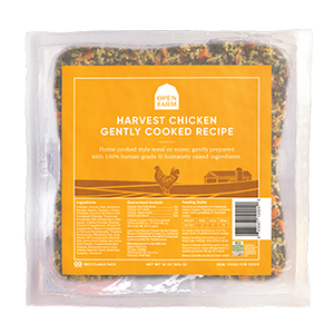 Open Farm Frozen Gently Cooked Dog Food Harvest Chicken