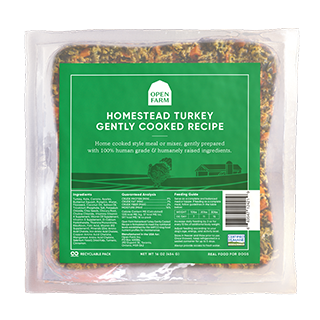 Open Farm Frozen Gently Cooked Dog Food Homestead Turkey