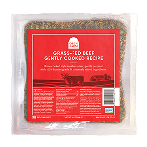 Open Farm Frozen Gently Cooked Dog Food Grass-Fed Beef