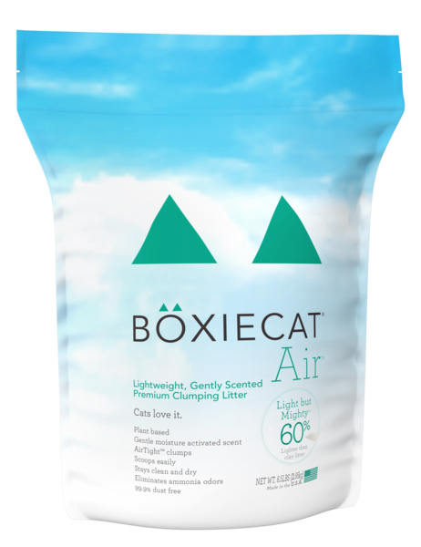 Boxiecat Air™ Lightweight - Gently Scented - Premium Clumping Cat Litter
