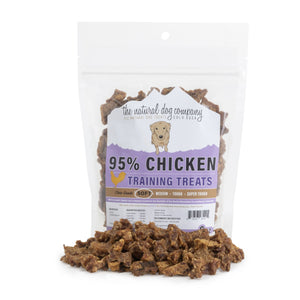 Tuesday's Natural Dog Company 95% Meat Training Bites - Chicken 6oz Bag