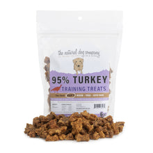 Load image into Gallery viewer, Tuesday&#39;s Natural Dog Company 95% Meat Training Bites - Turkey 6oz Bag