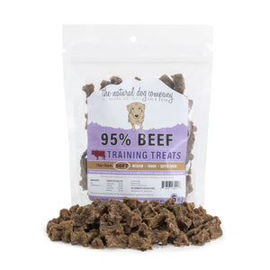 Tuesday's Natural Dog Company 95% Meat Training Bites - Beef 6oz Bag