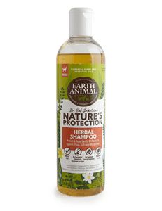 Earth Animal Flea & Tick Nature's Protection Herbal Shampoo 12oz Bottle