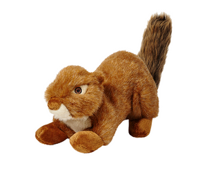 Fluff & Tuff Red Squirrel - Squeakerless