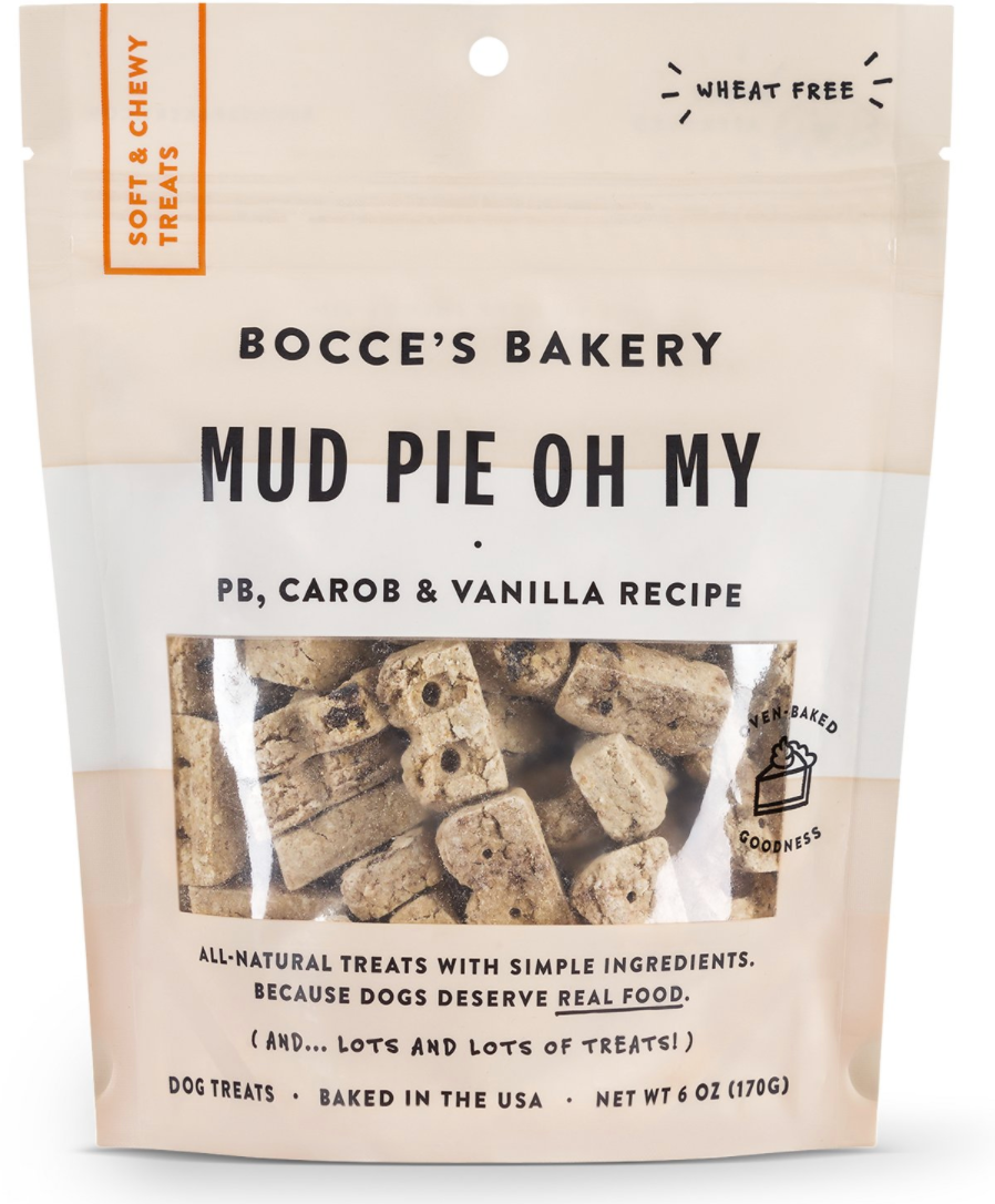 Bocce’s Everyday Soft & Chewy Treats - Mud Pie Oh My 6oz bag