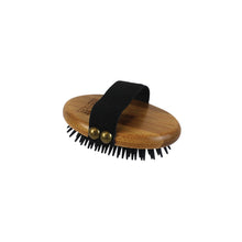 Load image into Gallery viewer, Bamboo Groom Curry Brush w/ Rubber Bristles