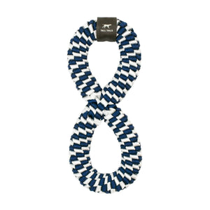 Tall Tails Braided Infinity Tug Dog Toy - Navy 11"