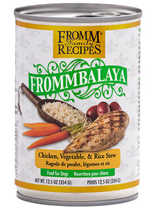 Fromm Wet Dog Food Frommbalaya - Chicken, Vegetable & Rice Stew 12.5oz Can Single