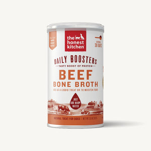 The Honest Kitchen Daily Boosters - Instant Bone Broth Beef & Turmeric 3.6oz Canister