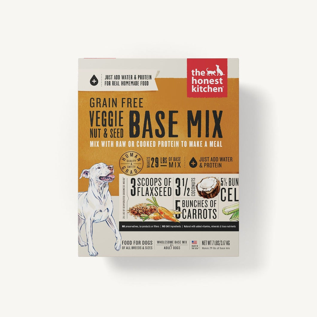 The Honest Kitchen Dehydrated Dog Food Base Mix Grain-Free Veggie, Nut & Seed