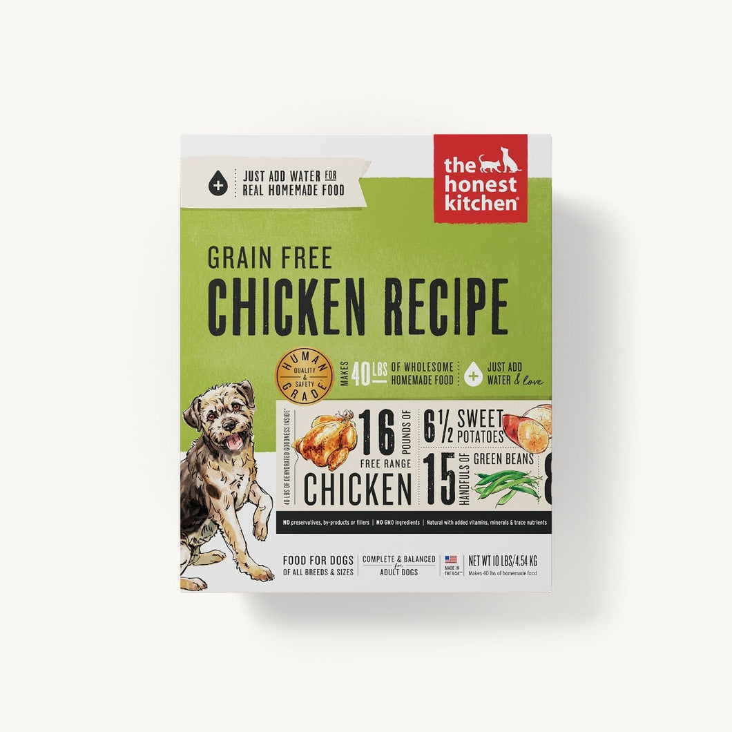The Honest Kitchen Dehydrated Dog Food Grain-Free Chicken Recipe
