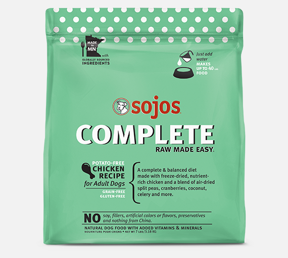 Sojos Freeze-Dried Dog Food - Chicken Recipe