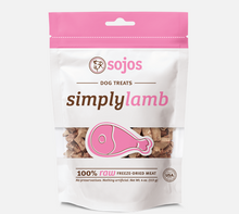 Load image into Gallery viewer, Sojos Simply Lamb Freeze Dried Dog Treats - 4oz Bag