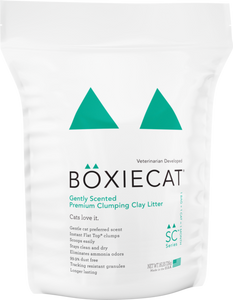 BoxieCat Premium Clumping Clay - Gently Scented - Cat Litter