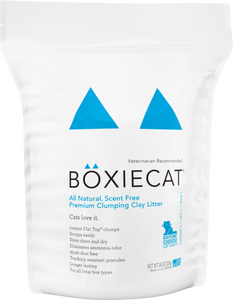 BoxieCat Premium Clumping Clay - Scent Free - Cat Litter