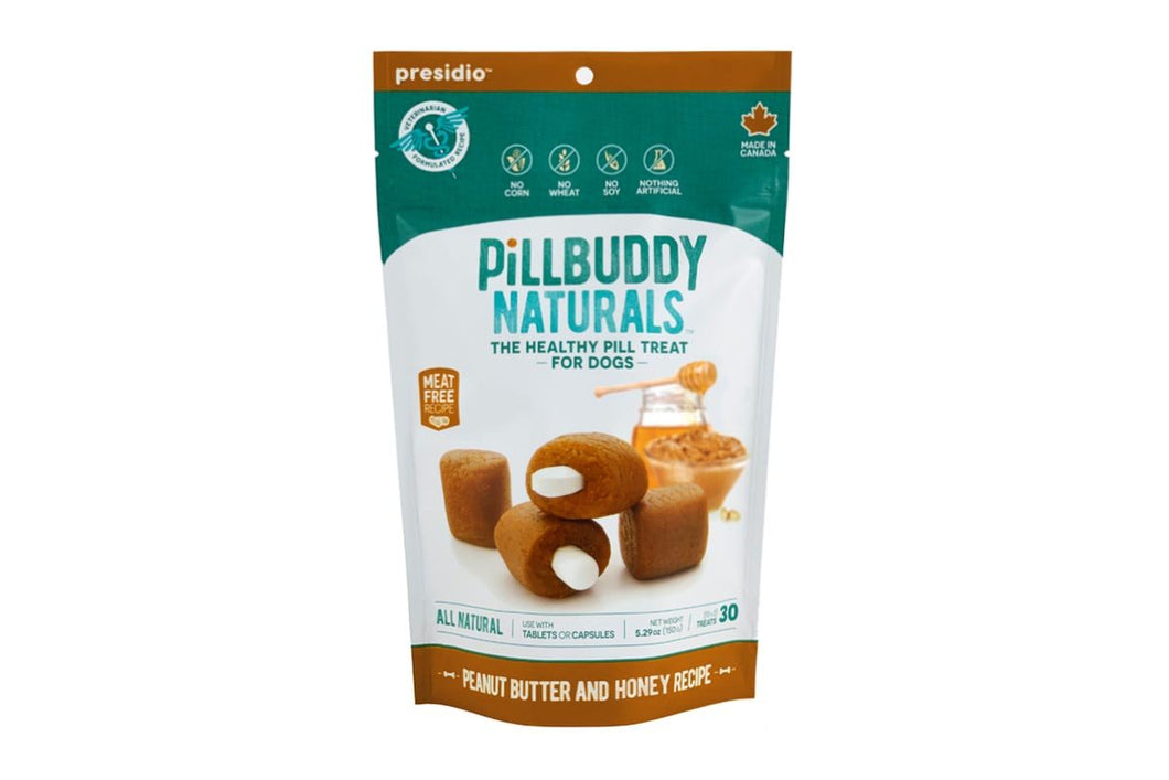 Presidio Pill Buddy Naturals - PB & Honey 150g (5.29oz) 30ct