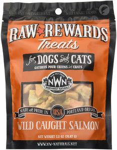 Northwest Naturals Raw Rewards Freeze-Dried Dog & Cat Treats Salmon 2.5oz Bag