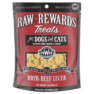 Northwest Naturals Raw Rewards Freeze-Dried Dog & Cat Treats Beef Liver