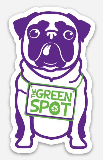 The Green Spot Sticker - Pug 2