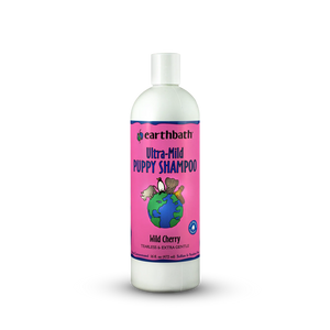 Earthbath Dog Shampoo - Ultra-Mild Puppy Wild Cherry - 16oz Bottle