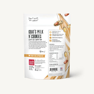 The Honest Kitchen Biscuit Dog Treats Goat's Milk N' Cookies Peanut Butter & Honey 8oz Bag