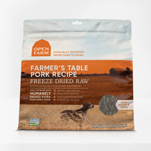 Load image into Gallery viewer, Open Farm Freeze-Dried Dog Food Farmer&#39;s Table Pork Recipe