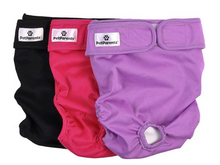 Load image into Gallery viewer, Pet Parents Washable Dog Diapers 3pk - Princess