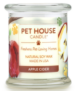 One Fur All Pet House 9oz Candle - Apple Cider