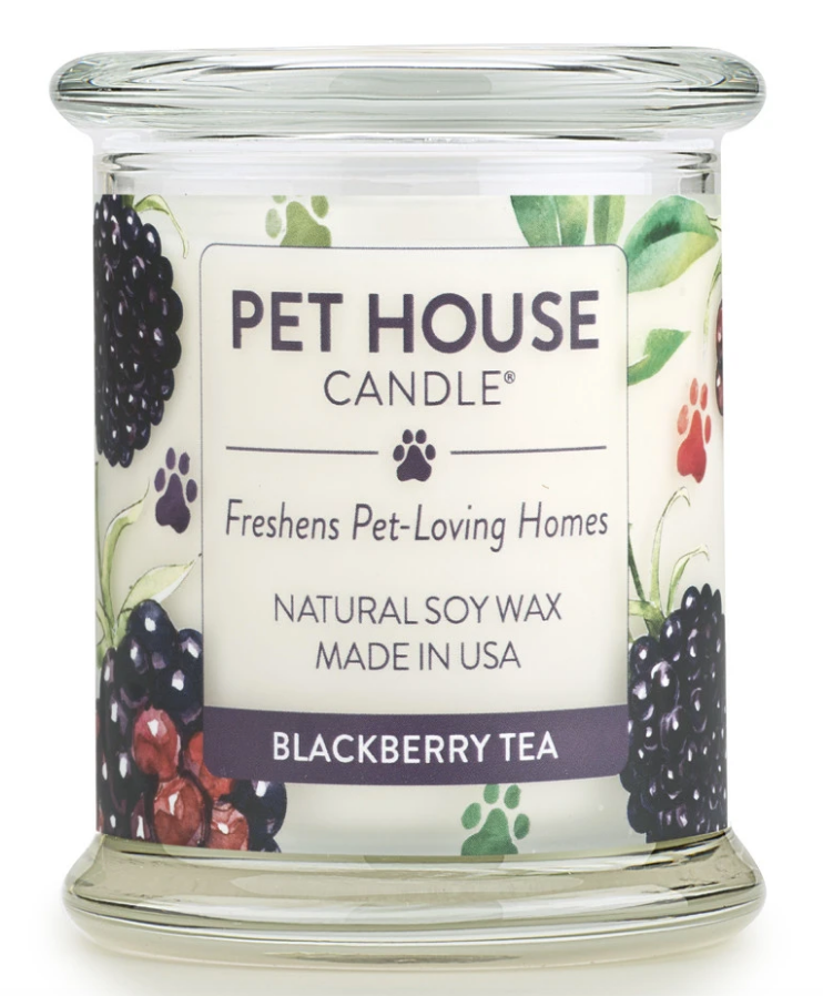 One Fur All Pet House 9oz Candle - Blackberry Tea