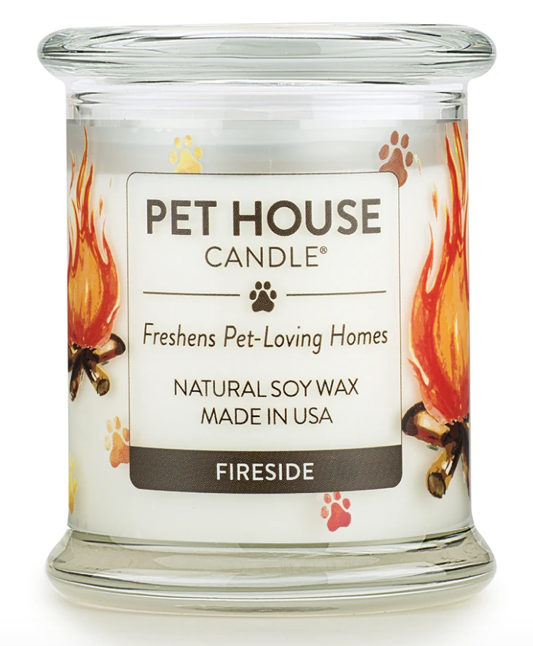 One Fur All Pet House 9oz Candle - Fireside
