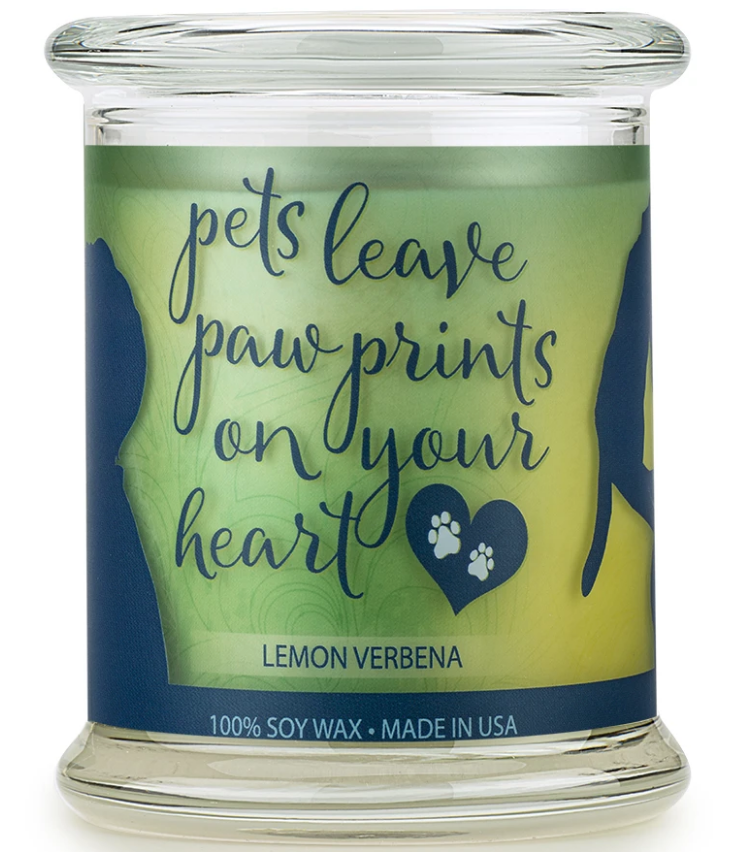 One Fur All Pet House 9oz Candle - Lemon Verbena