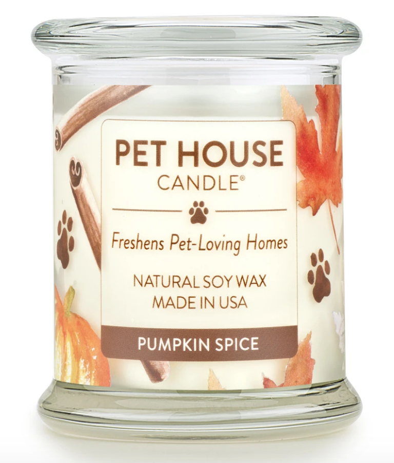 One Fur All Pet House 9oz Candle - Pumpkin Spice