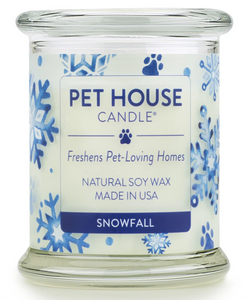 One Fur All Pet House 9oz Candle - Snowfall