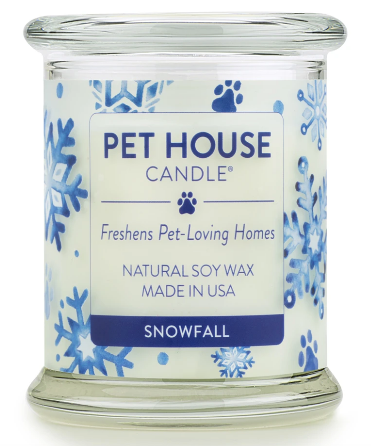 One Fur All Pet House 9oz Candle - Snowfall