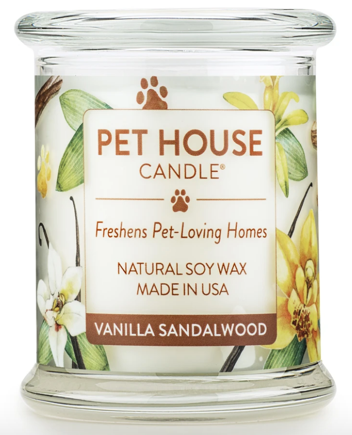 One Fur All Pet House 9oz Candle - Vanilla Sandalwood
