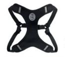 Huxley & Kent Solid Scout Harness - Black