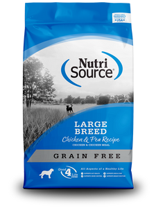 NutriSource Dry Dog Food Grain-Free Chicken & Pea Large Breed Recipe
