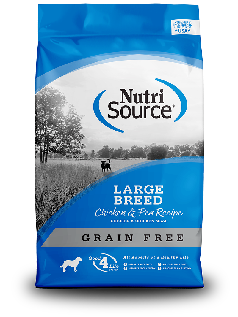 NutriSource Dry Dog Food Grain-Free Chicken & Pea Large Breed Recipe
